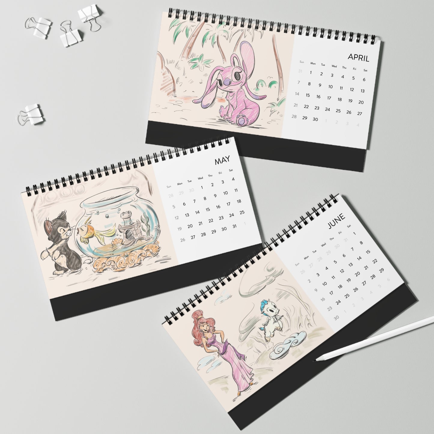 Underrated Characters 2024 12-Month Calendar