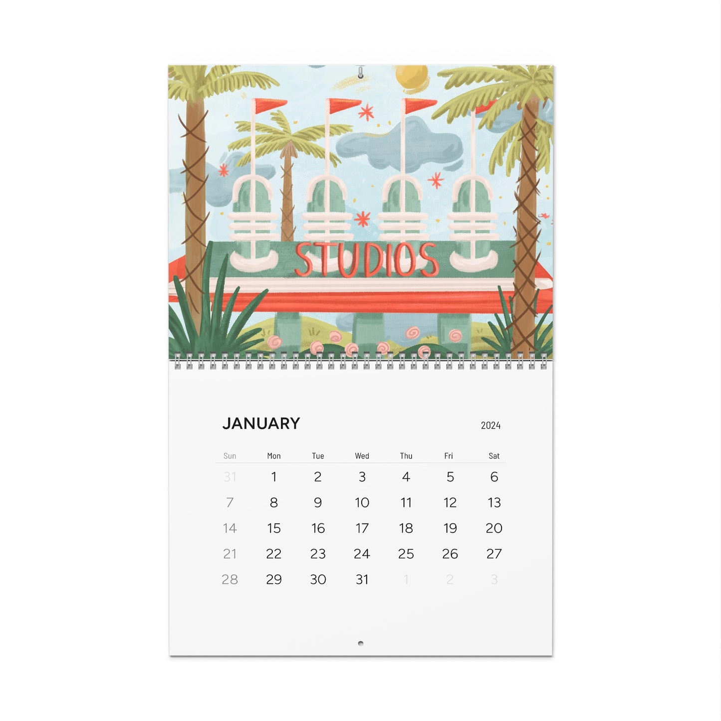 Studios 2024 12-Month Calendar
