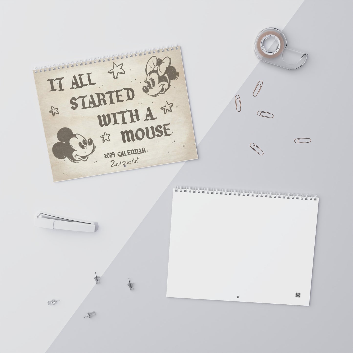 Mouse 2024 12-Month Calendar