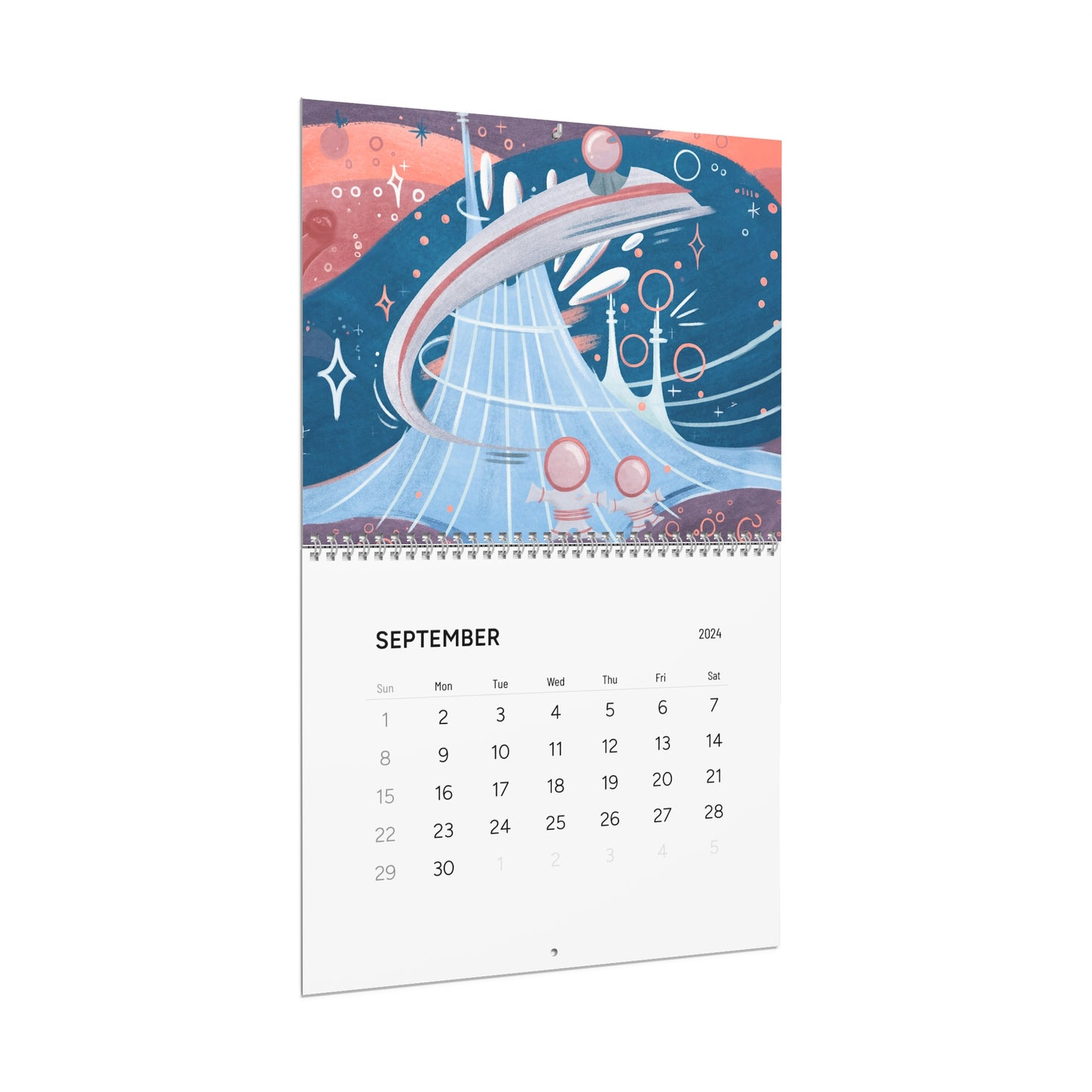 Parks 2024 12-Month Calendar