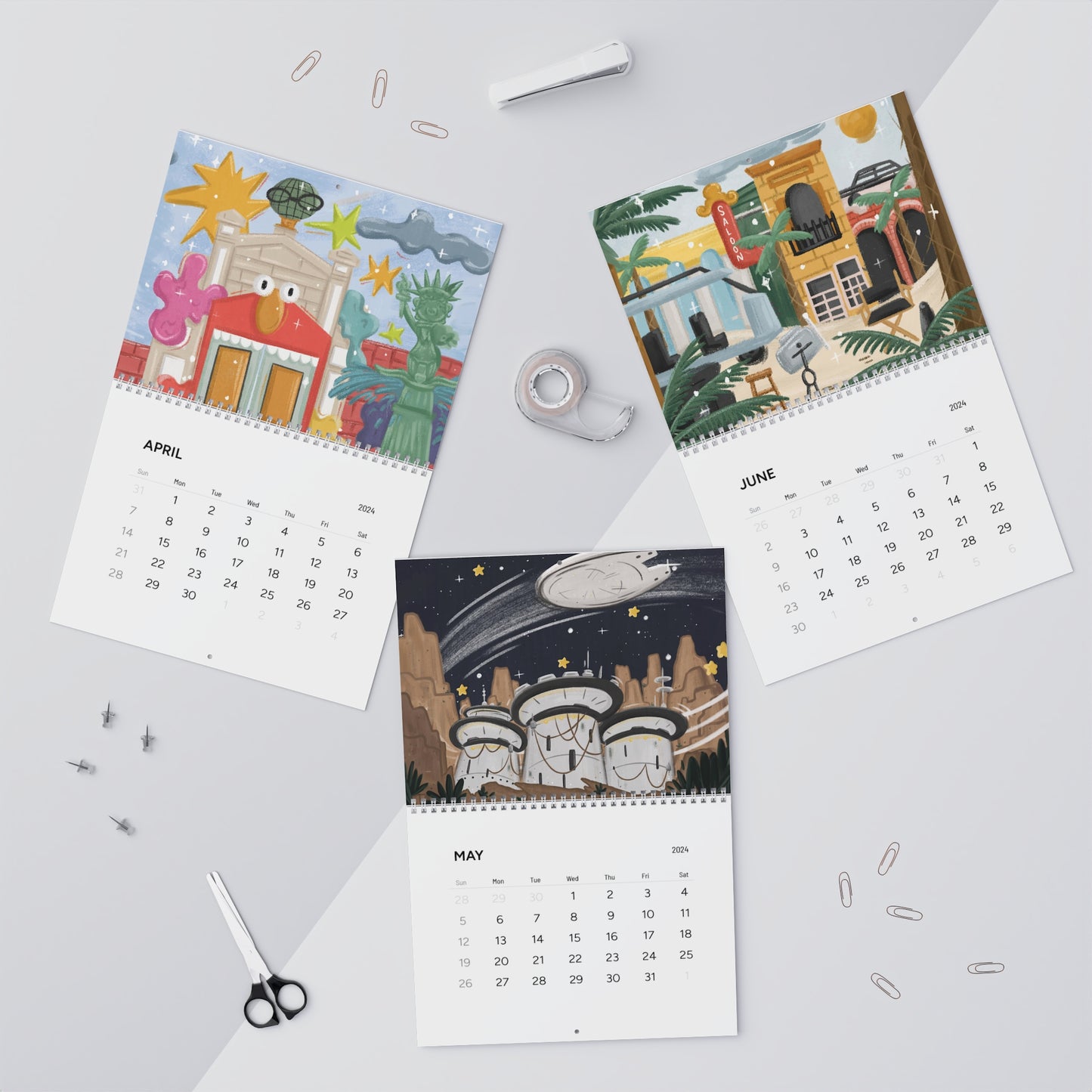 Studios 2024 12-Month Calendar