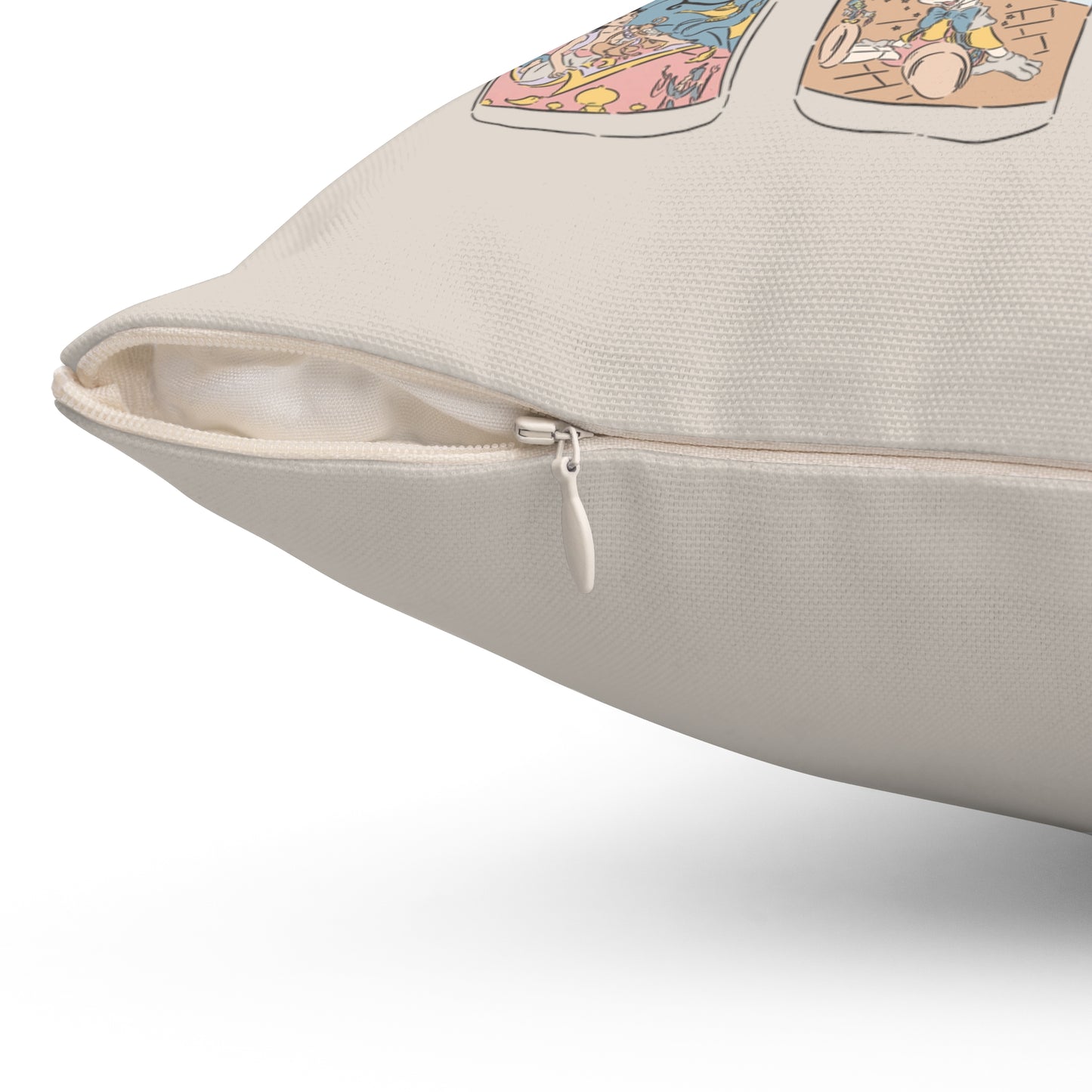 90s Cups Square Pillow