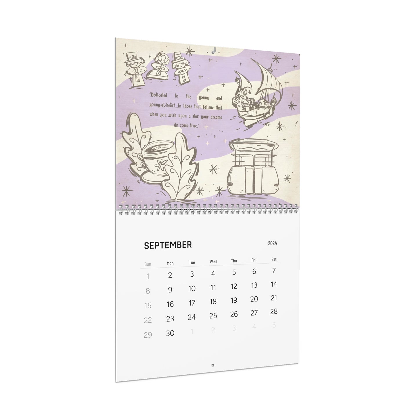 Tour Around MK 2024 12-Month Calendar