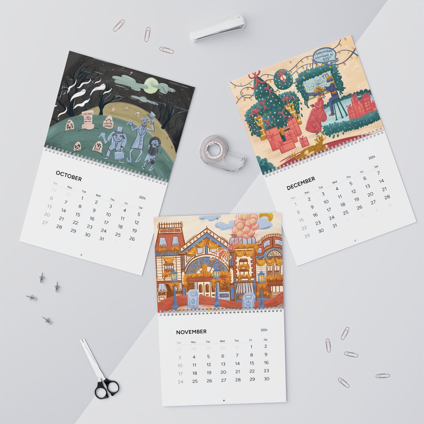 Parks 2024 12-Month Calendar