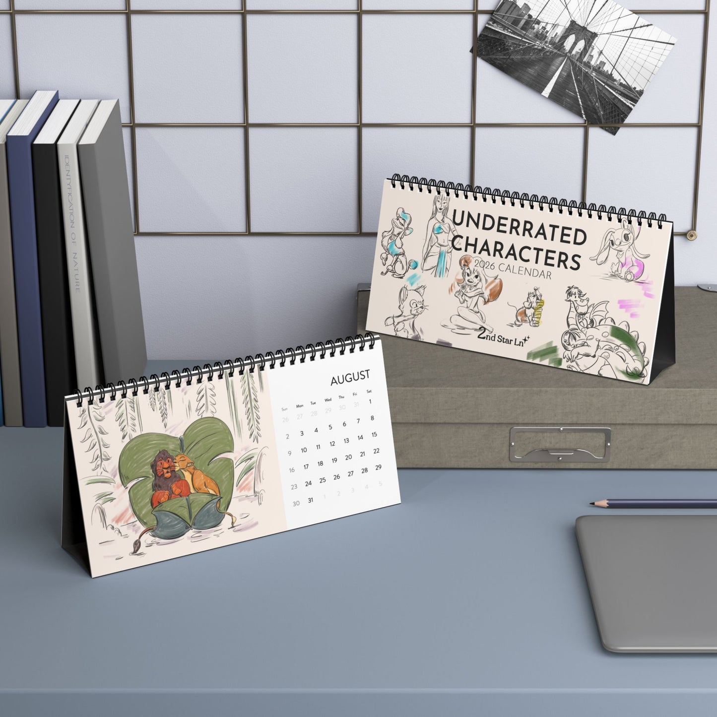 Underrated Characters 2026 12-Month Calendar