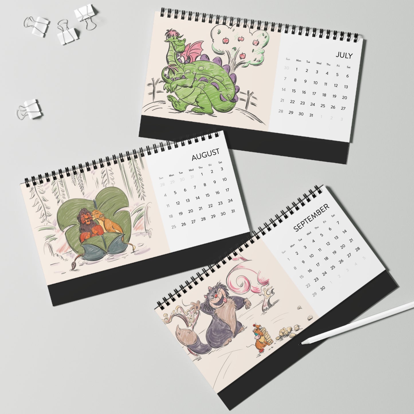 Underrated Characters 2024 12-Month Calendar