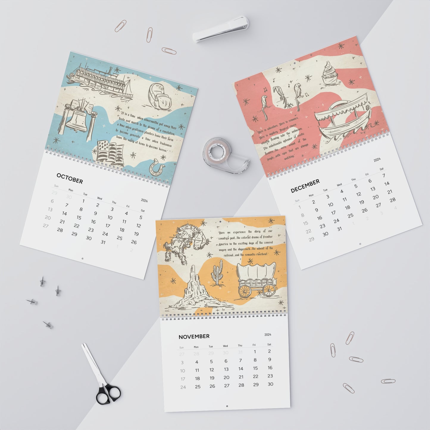 Tour Around MK 2024 12-Month Calendar