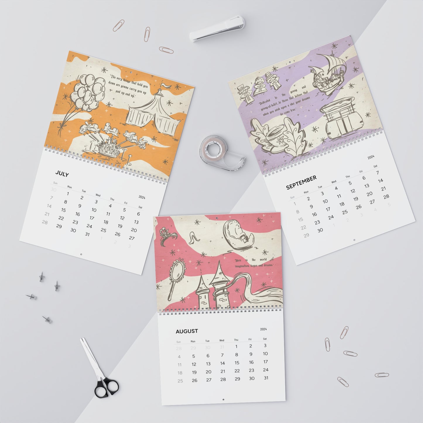 Tour Around MK 2024 12-Month Calendar