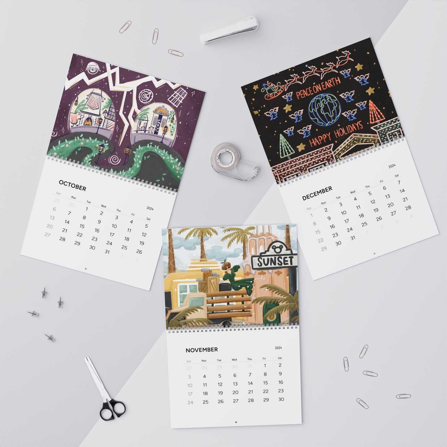 Studios 2024 12-Month Calendar