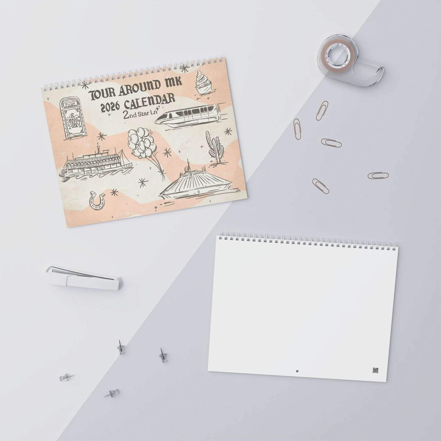 Tour Around MK 2026 12-Month Calendar