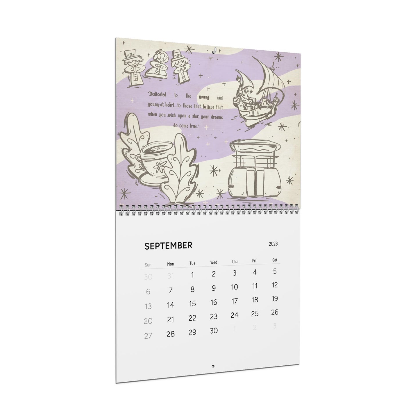 Tour Around MK 2026 12-Month Calendar