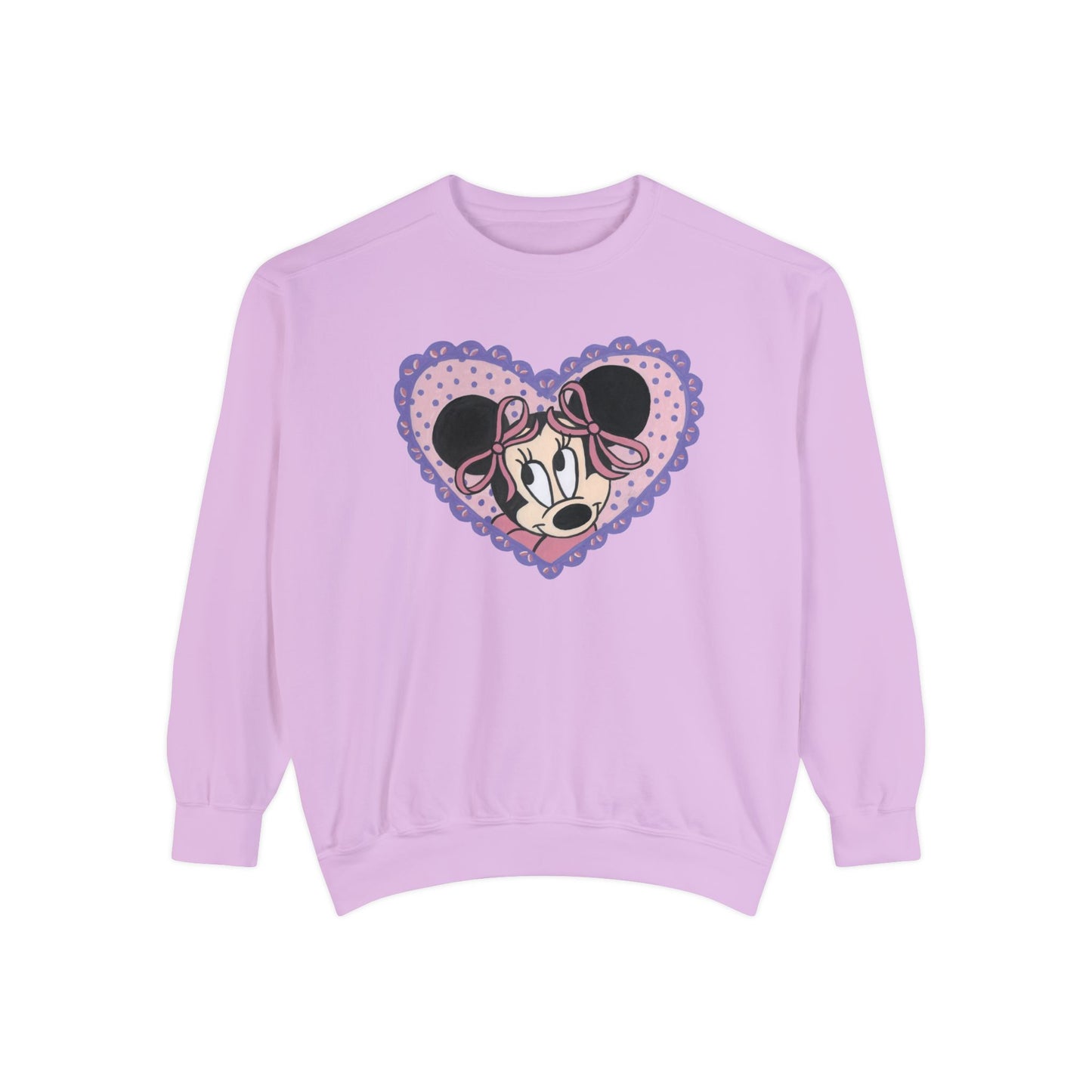 MM Heart Lilac Crewneck