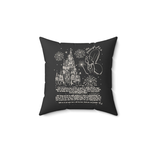 Goodnight Kiss Square Pillow