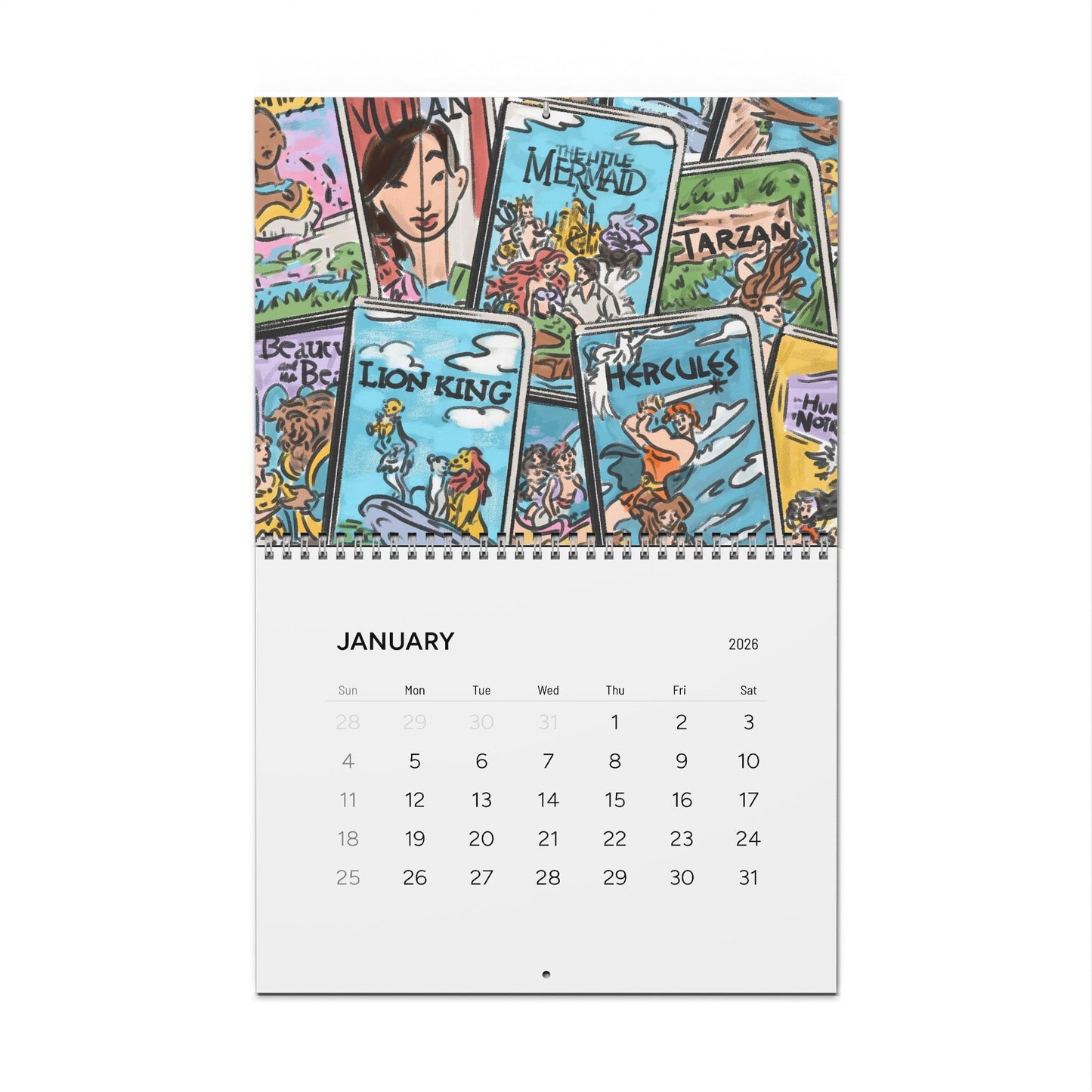 Renaissance 2026 12-Month Calendar