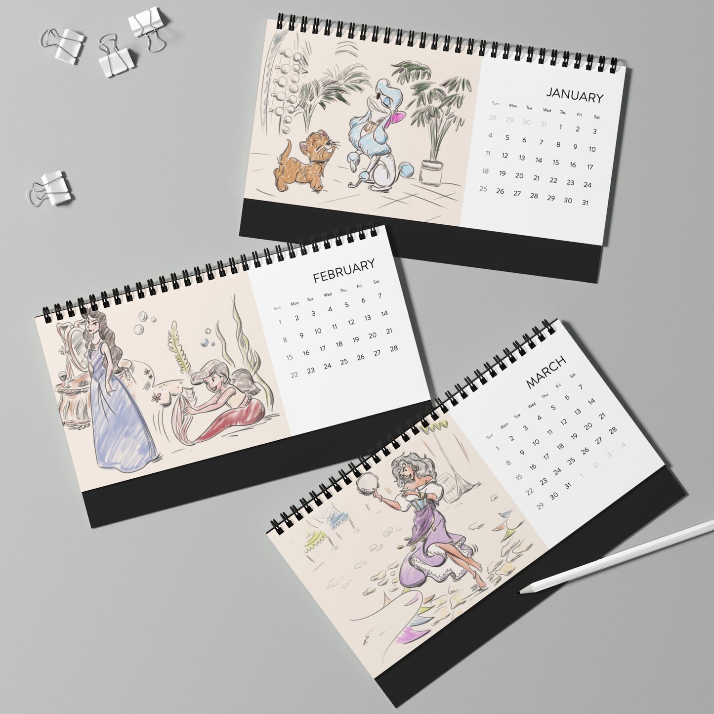 Underrated Characters 2026 12-Month Calendar