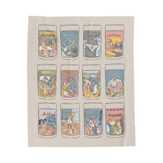 90's Cups Plush Blanket