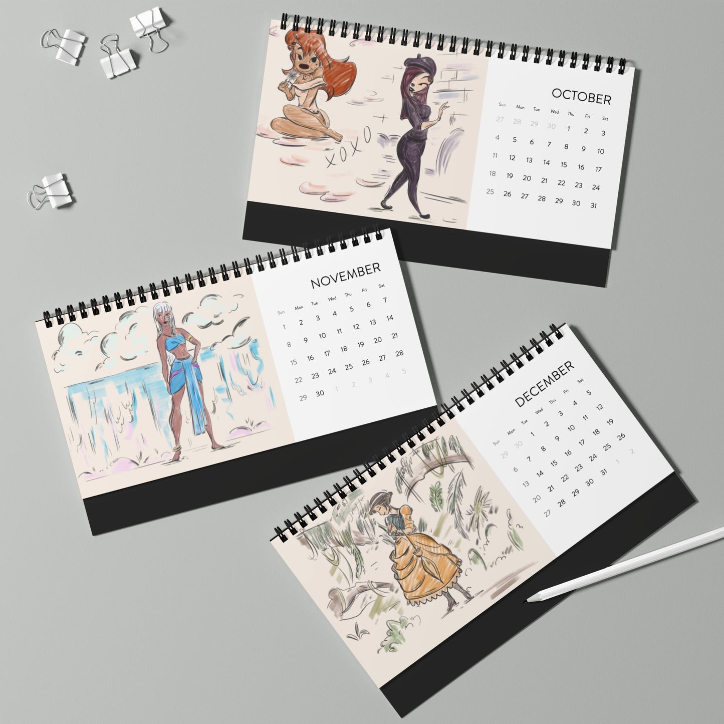 Underrated Characters 2026 12-Month Calendar