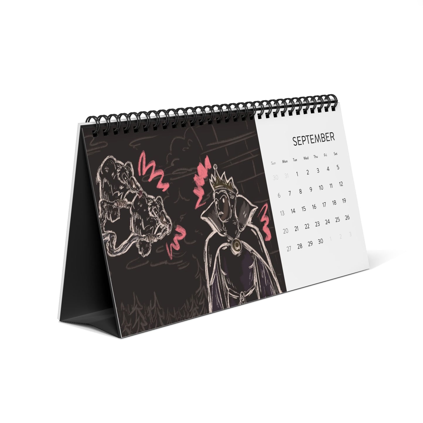 Villains 2026 12-Month Calendar