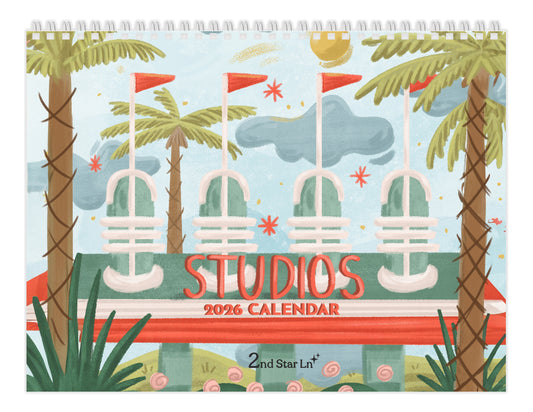 Studios 2026 12-Month Calendar