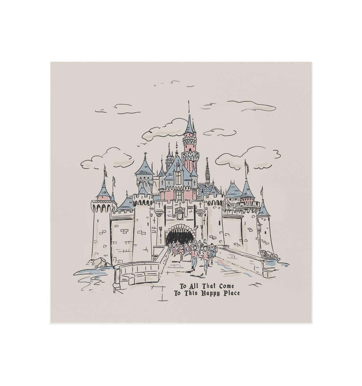Opening Day Castle Art Print
