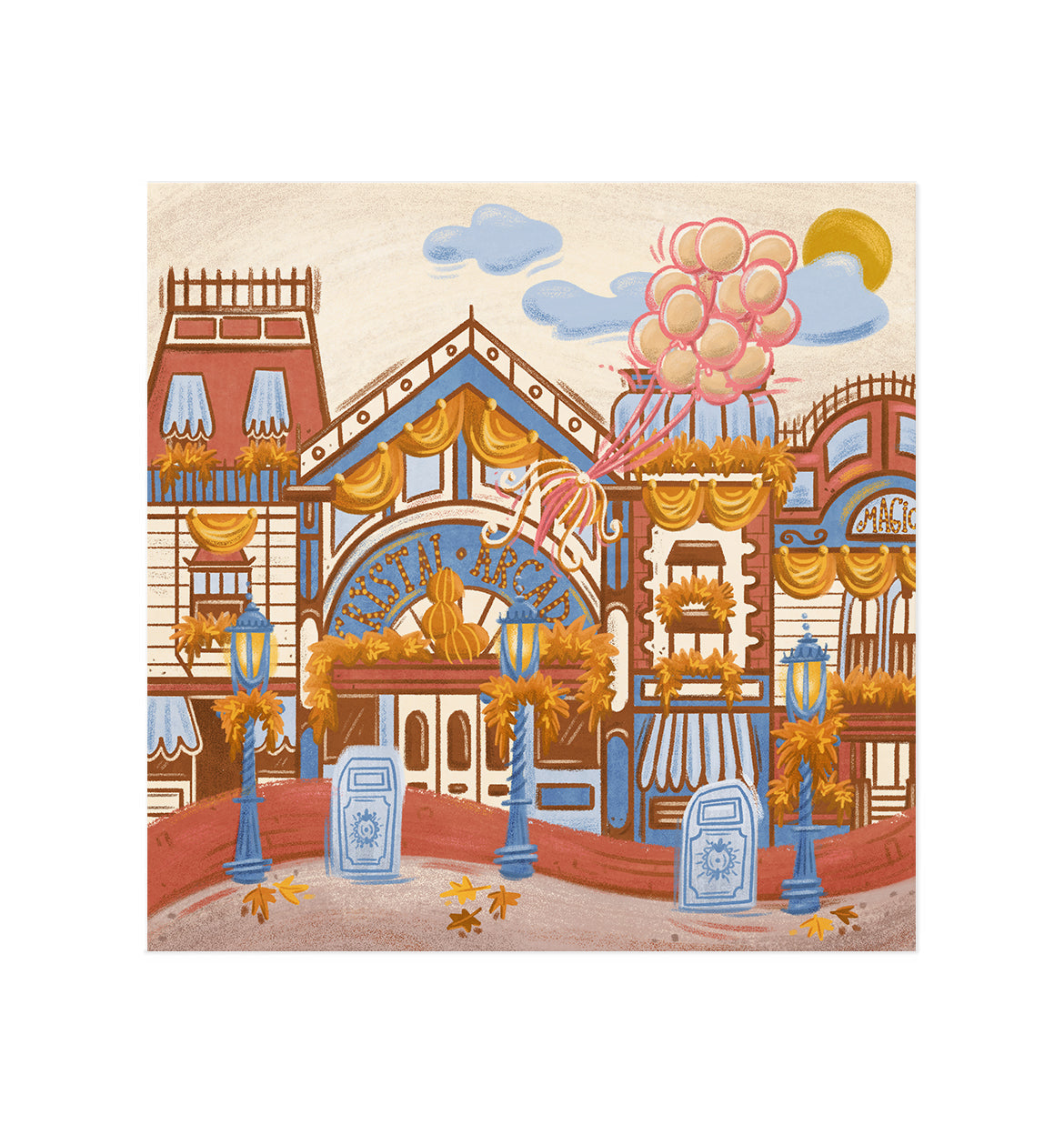 Main Street Art Print